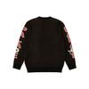 Palace Ss21 Узор Собака Свитер Унисекс Круглый вырез Свитер Черный P20KW030