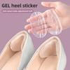1 Pair Gel Heel Pad Self-adhesive Non-slip Foot Pain Relief Blister Prevention Loose Shoes High Heel Grip Cushion Liner Insert Shoe Accessories