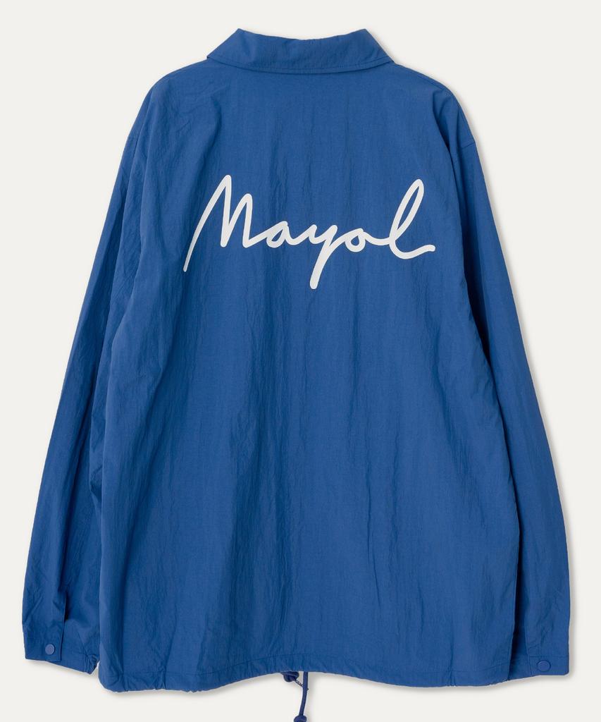 Mayol Lettering Print Coach Jumper_Blue
