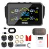 Car Tyre Pressure Monitor With 4 External Sensors Temperature Warning Fuel Save Tire Pressure Monitoring System Solar TPMS T14-1