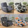 4 Pieces Flower Recliner Sofa Cover For Living Room Elastic Reclining Chair Cover Lazy Boy Relax Armchair Protector Slipcovers