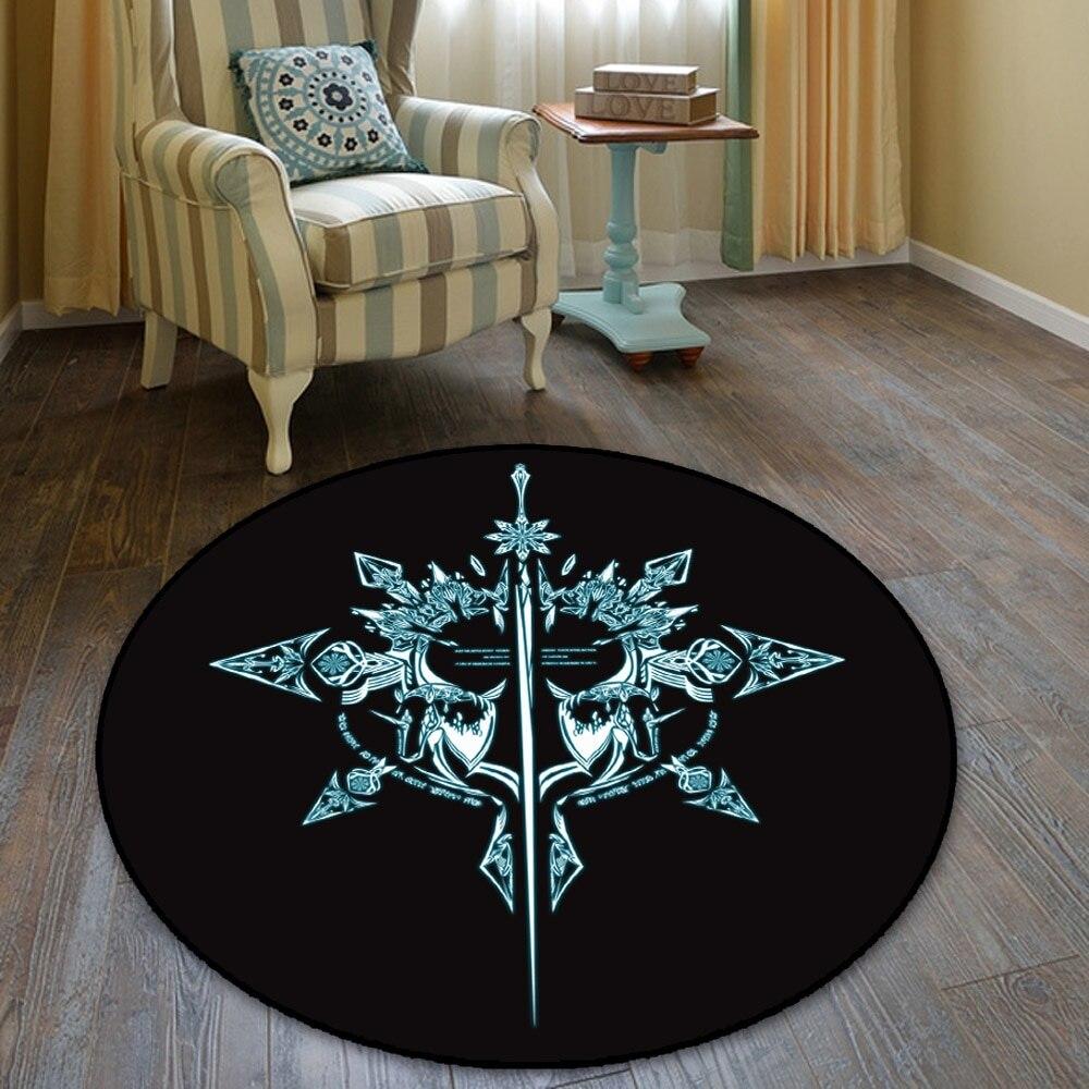 Magic Circle Fate Black Butler Floor Rug Doormat Round Carpet Room Bedroom Kitchen Living Room Non-slip Mat Cosplay Gift