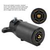 7 Pin Round Trailer Towbar Towing Plug Adapter Connector 12V US Plug