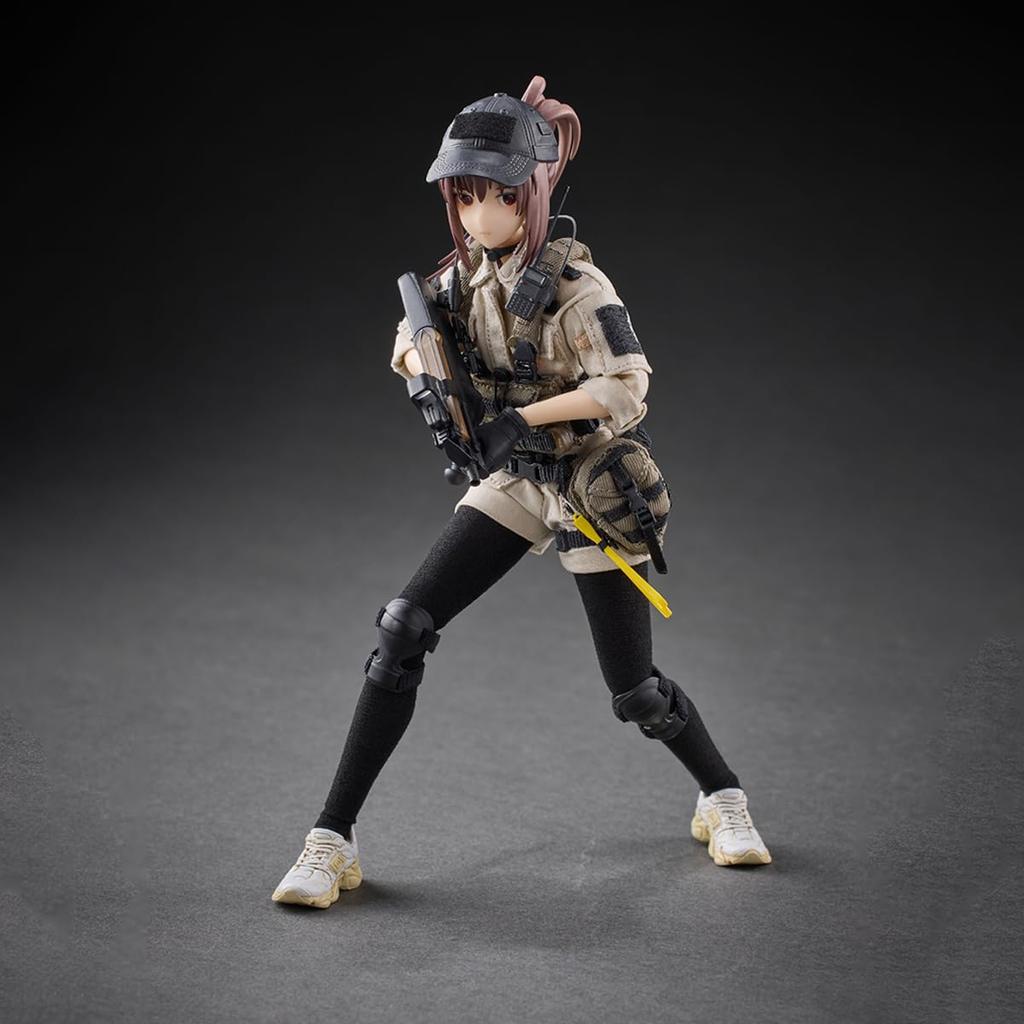 HASUKI POCKET ARTS Series PA006 Security Reizei Hisei Scale and PVC Painted Movable Figure 1/12 Cloth, ABS,