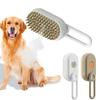 Паровая щетка для домашних животных, очистка кошек и собак, паровой спрей, массажная расческа для красоты, 3-в-1, средства для удаления волос, принадлежности для ухода за домашними животными, аксессуары для домашних животных