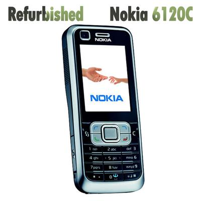 Восстановленный оригинальный мобильный телефон Nokia 6120 Classic с 1 SIM