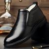 Мужские зимние ботинки ручной работы из натуральной кожи, теплые зимние мужские ботинки, ботильоны для мужчин, деловые туфли wed3