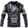 Мужская толстовка с капюшоном Viking, винтажная повседневная толстовка с длинными рукавами и принтом Viking Warrior Odin, пуловер с капюшоном