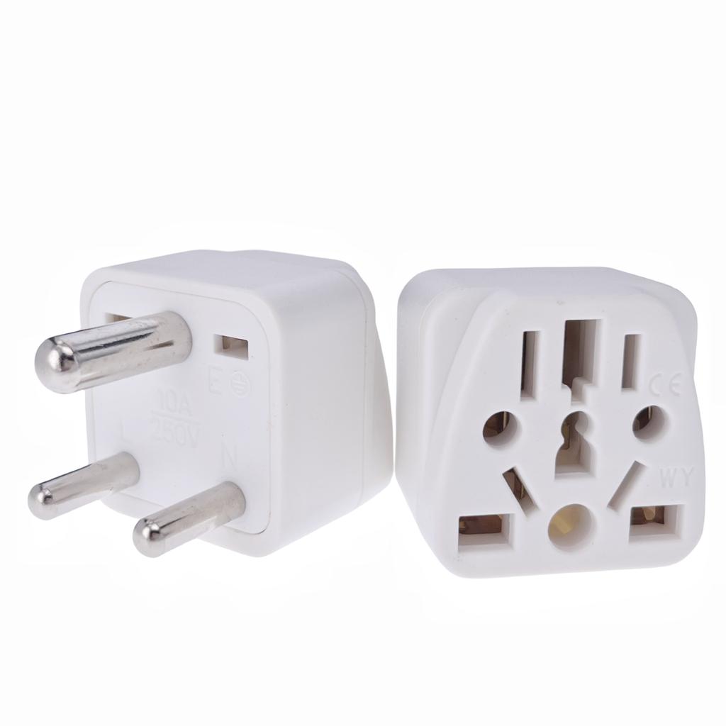 Small South Africa Plug Type D Adapter India 3 Pins Conversion Power Plug Adapter Travel Convert China AUS Charge