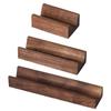 Walnut Ring Display Rack Wood Base Jewelry Photography Props Earring Storage Tray  Home