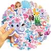 Наклейки-граффити «Русалочка» для гитары, ноутбука, багажа, DIY, водостойкие наклейки, оптом
