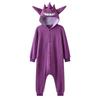 Fleece Onesie For Kids Children Kigurumi Halloween Cosplay Costume Party Gift