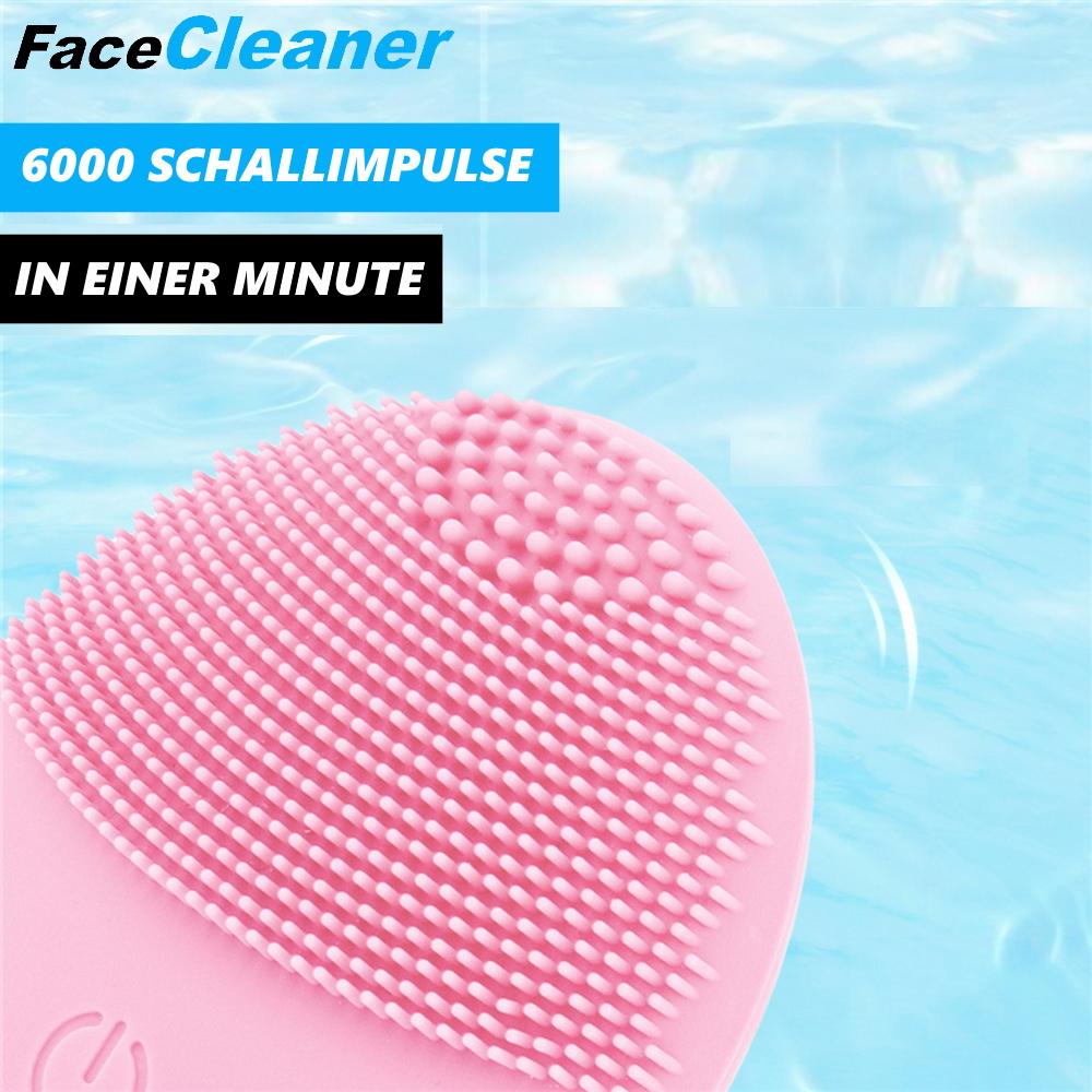 FaceCleaner щетка для чистки лица электрическая очиститель лица ультразвуковая