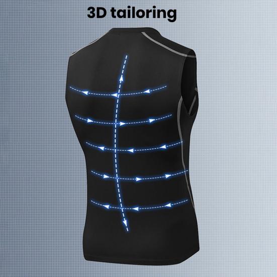 Summer Gym Sleeveless Vest O-Neck Workout Tank Top Sexy Men Bodybuilding Tight Singlet Fitness Muscle Vest Tops