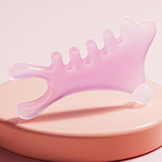 1/2 шт., меридианная массажная расческа, многоцелевая массажная расческа для лица и головы, портативный ручной массажер для тела и головы, скребок для гуаша