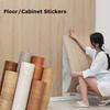 3M/10M Wood Grain Floor Stickers Anti-solid Wood Waterproof Moisture-proof Home Decoration Cabinet Renovation Home Wallpaper