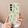 Phone Shell For Samsung A05 A36 A56 A26 S25 Plus Ultra F14 A05S A16 Case Liquid Silicone Lovely Dinosaur Cover Shockproof Protective For Samsung Capas