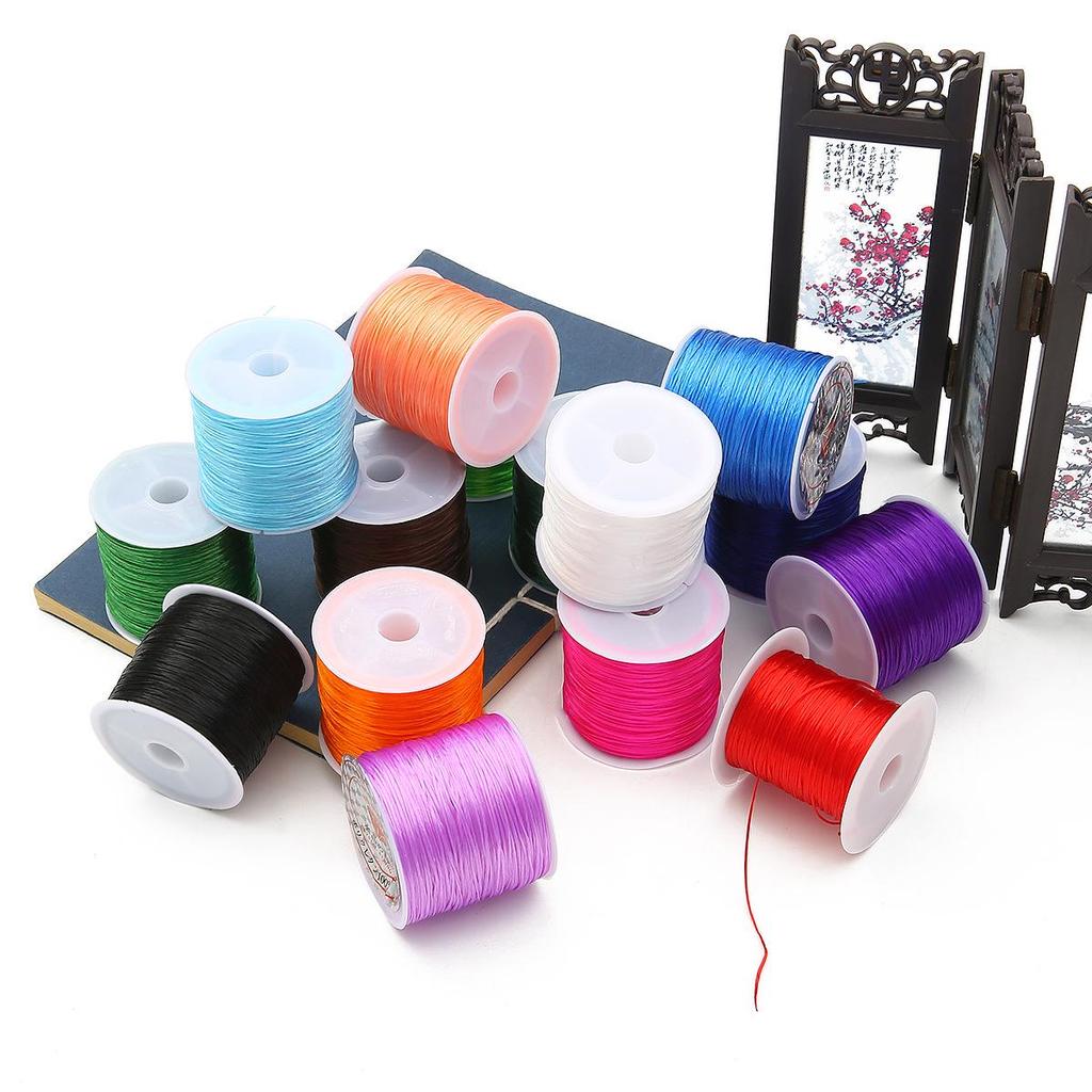 0.7mm Elastic Crystal Thread for Beading Buddha Beads & DIY Bracelets