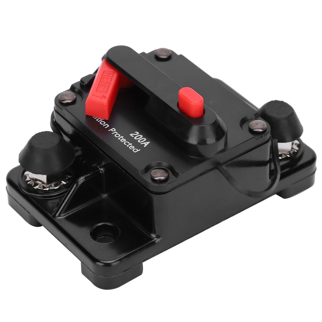 Автоматический выключатель Держатель предохранителя Медный Водонепроницаемый Автоматический переключатель Красный DC12?42В250А