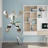 6/12pcs 3D Mirror Wall Sticker Hexagon Decal Home Decor DIY Self-adhesive Mirror Decor Stickers Art Wall Decoration 150mm Large