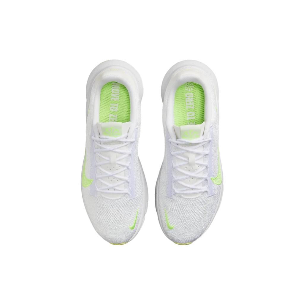 Nike Женские кроссовки SuperRep Go 3 Flyknit Next Nature White Lime Blast, светящееся зеленое морское стекло DH3393-106