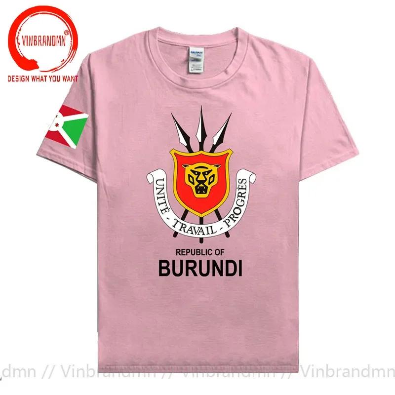 Burundi Burundian T Shirt New Jerseys Nation Team Tshirt Coat Of Arm Tshirt Gyms Clothing Top Country Fashion Sporting Bdi Tees