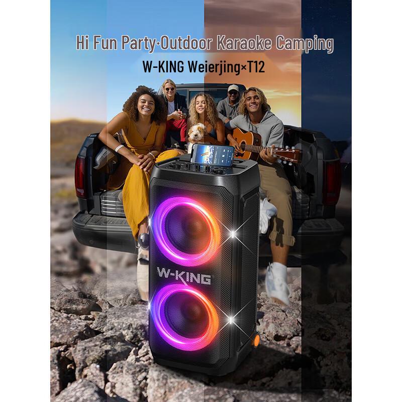 W-King T12 Portable Outdoor Party Bluetooth Speaker