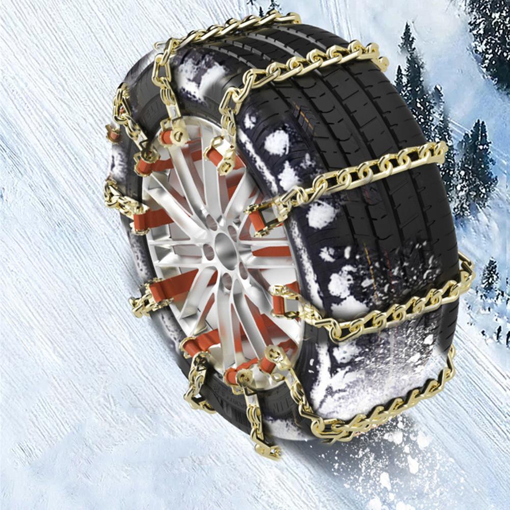Car Winter Snow Chains Iron Snow Chains Anti-skid Chains Anti-skid Strong Tire Chains Truck SUV 1t Snow Chains Car Supplies