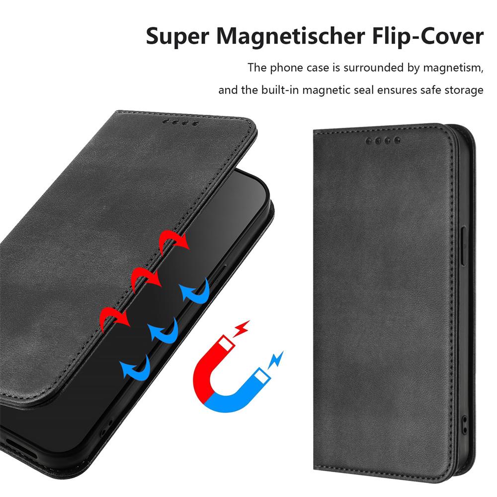 Leather Case for Xiaomi 17 Pro Max Xiaomi 17 17 Pro Card Holder Holster Magnetic Attraction Cover Wallet Flip Case Capa Fundas