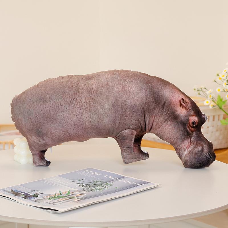 Игрушечные животные джунглей Плюшевая панда, тигр, енот, лиса, ежик, кенгуру Подушки Мягкая набивная подушка Декор для дивана Детский подарок