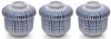 Aito Chawanmushi Steamed Made In Mino Tokusa Steamed Bowl of Set, Bowl, Tableware, Japan, Ware, (Set 3)
