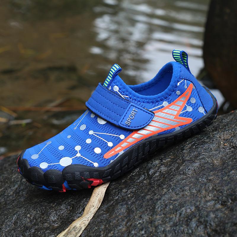 Детская обувь для воды Студенческая босоногая Быстросохнущая пляжная обувь для плавания Аквашузы Для фитнеса в помещении Беговая обувь Летняя уличная