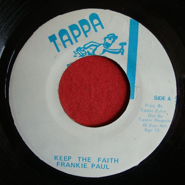 7-дюймовая пластинка FRANKIE PAUL Keep The Faith NONE Tappa Records 1993 Ямайка Регги Ска Даб Б/у