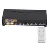KVM-переключатель VGA Разрешение 1920 X 1440 2 режима переключения 4 USB-разъема Переключатель VGA Вилка 100‑240 В США