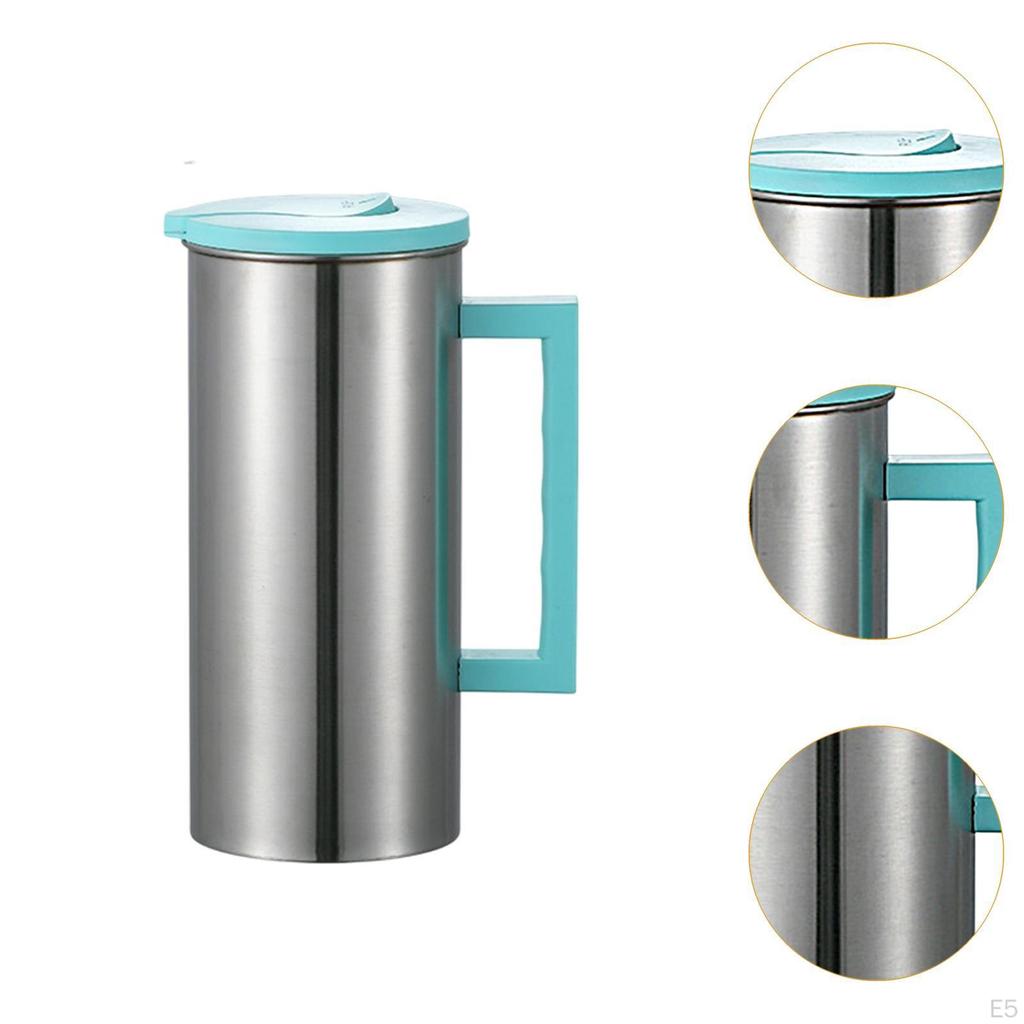 Кувшин из нержавеющей стали, графин, 1,8 л, многофункциональный кофейник, кувшин для воды