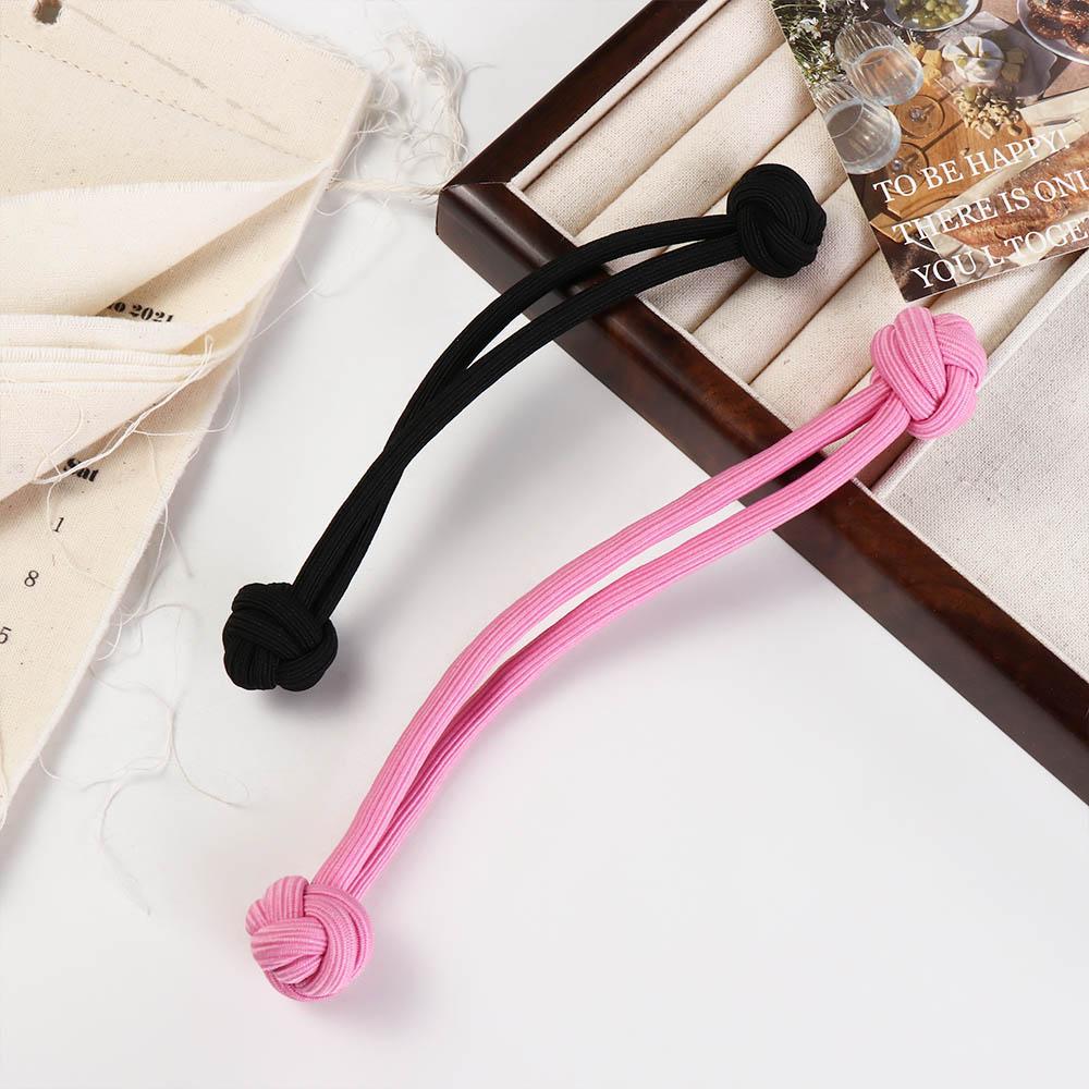 Однотонная резинка для волос в китайском стиле, корейская резинка-конверт, элегантное эластичное кольцо для волос на каждый день.