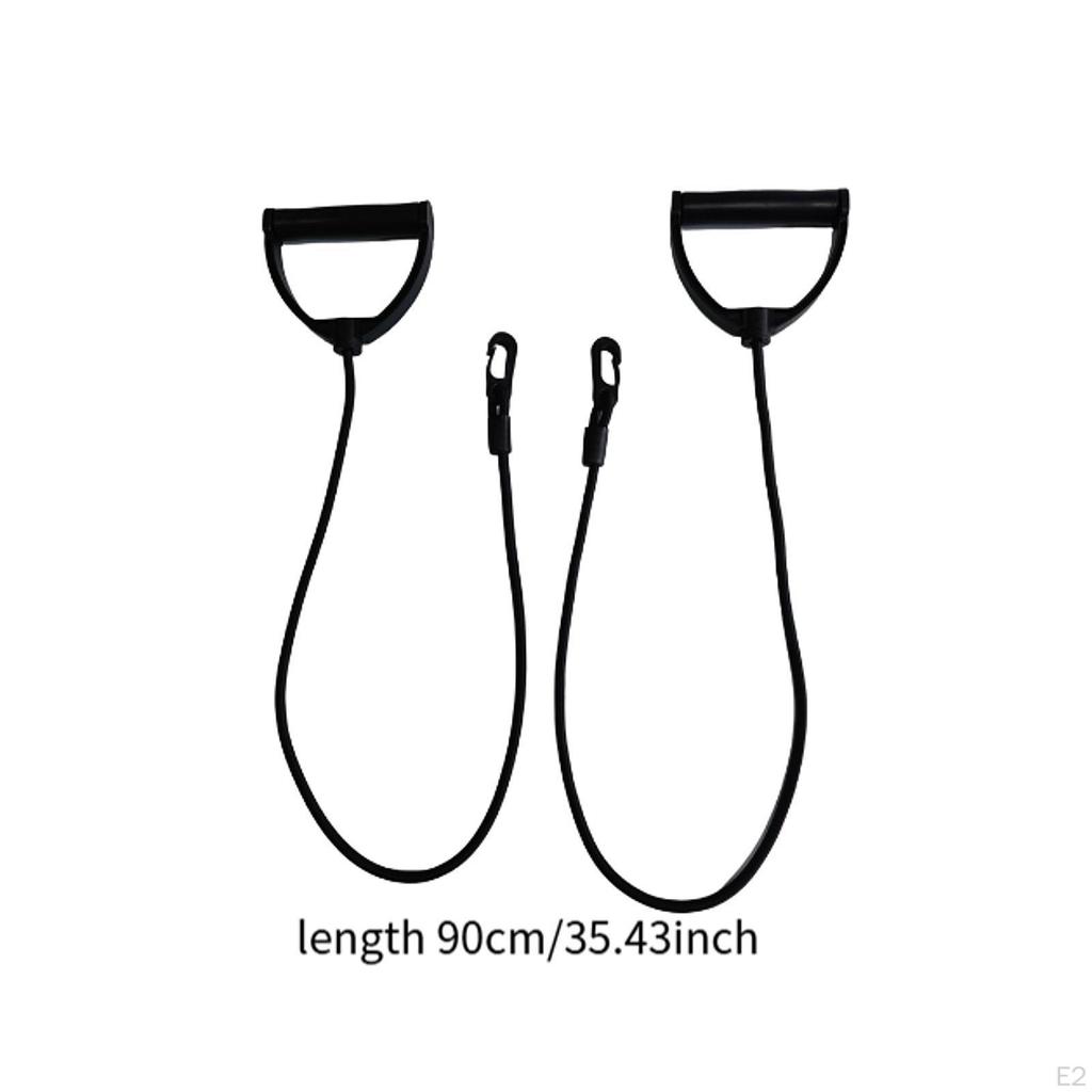 Grips Pull Up Handles 1Pair Back Weightlifting Bar Cable for Gym Row Attachment