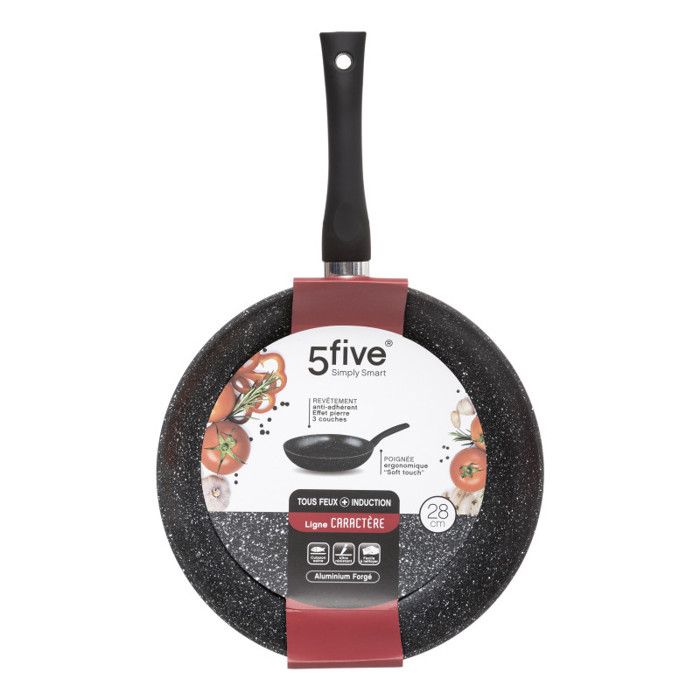 Poêles Alu forgé "Caractère" Secret de Gourmet - Poêle Alu forgé 28 cm