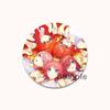 32/44/58MM  Anime Ichika Nino Miku Yotsuba Itsuki Badge Cartoon Round DIY Brooch for Clothing Backpack Coat Decorative Accessories
