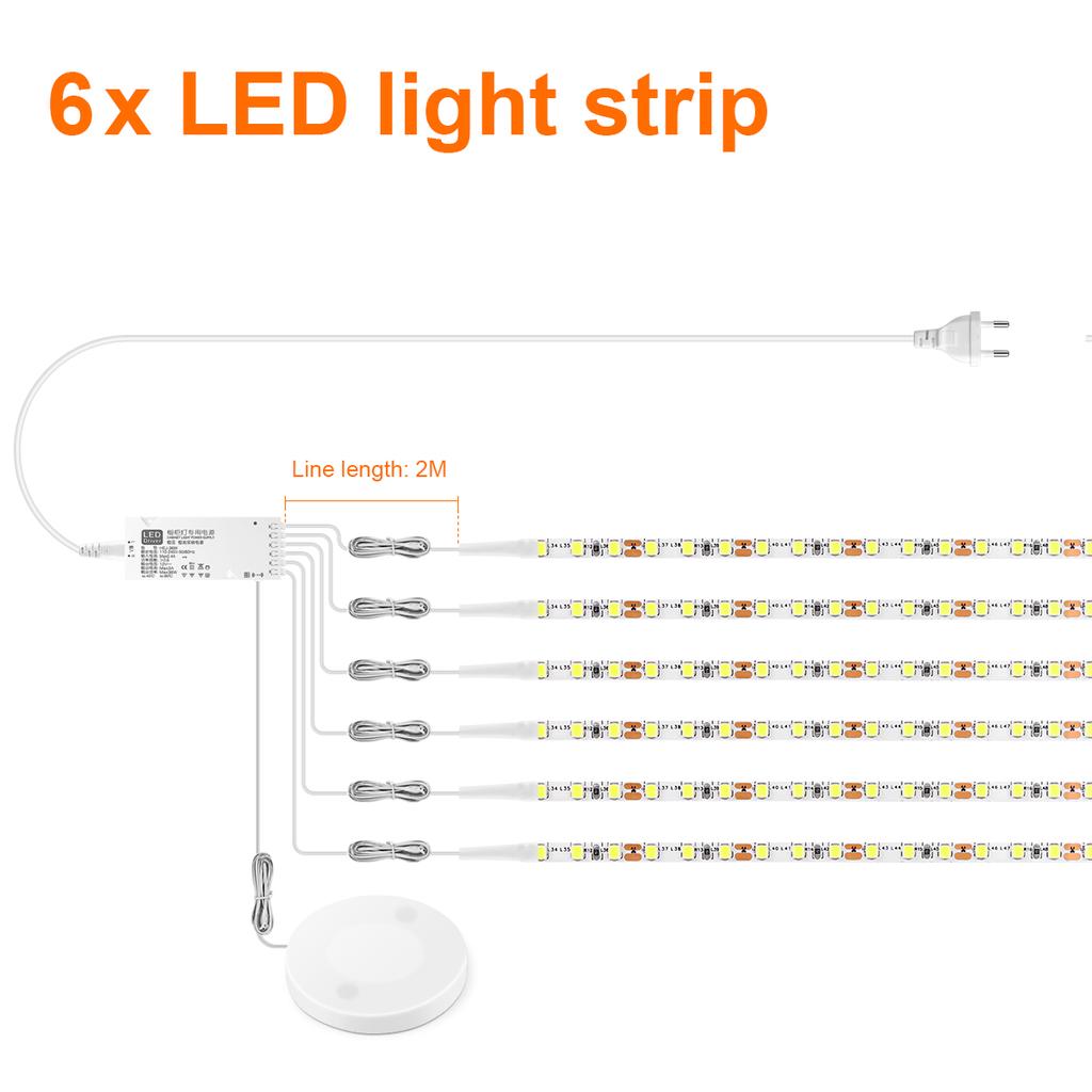 Double Layer FPCB LED Strip Lights 12V Penetrable Wood Touch Sensor Switch DIY Dimmable Shelves Liquor Cabinet Backlight Lamp