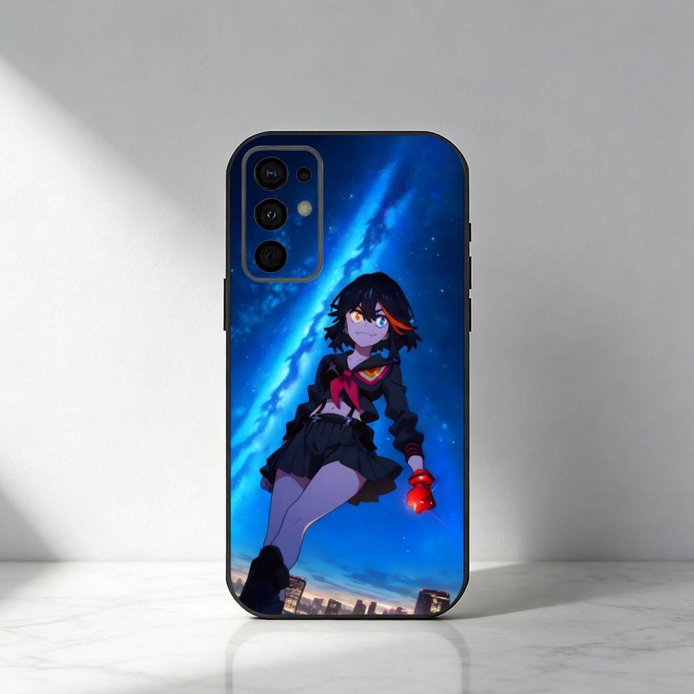 Anime KLKill R-Ryuuko Phone Case For Samsung S25,S24,S21,S22,S23,S20,Ultra,S26,Plus,Fe,Note,5G Black Cover