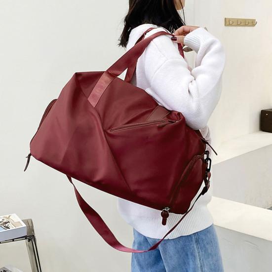 Женская мужская спортивная сумка для тренажерного зала с отделением для обуви, большой вместимости, дорожная сумка-дафл, многофункциональные сумки с сухой и влажной секциями