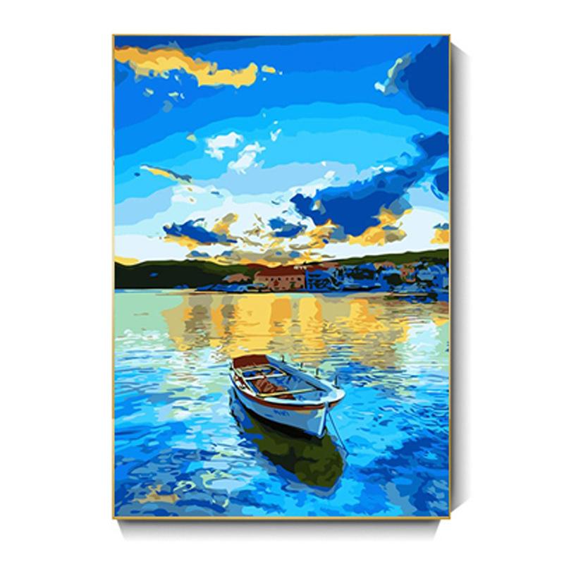 5D Diamond Painting Handmade Full Diamond Diy Landscape Sea View Diamond Embroidery Mosaic Home Decoration Christmas Gift