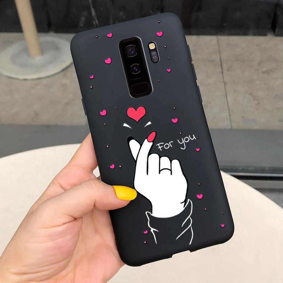 Чехол для Samsung Galaxy S9 Plus S9+ G965F Милый Конфетный Расписной Fundas Матовый Чехол для Samsung S9 S9+ S 9 Plus Чехол для Телефона Мягкие Сумки