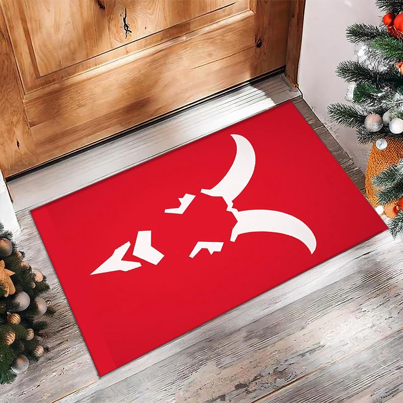 Chivas Printed Crystal Velvet Area Rug, Soft Anti-Slip Water Absorbent Floor Mat for Living Room Bedroom