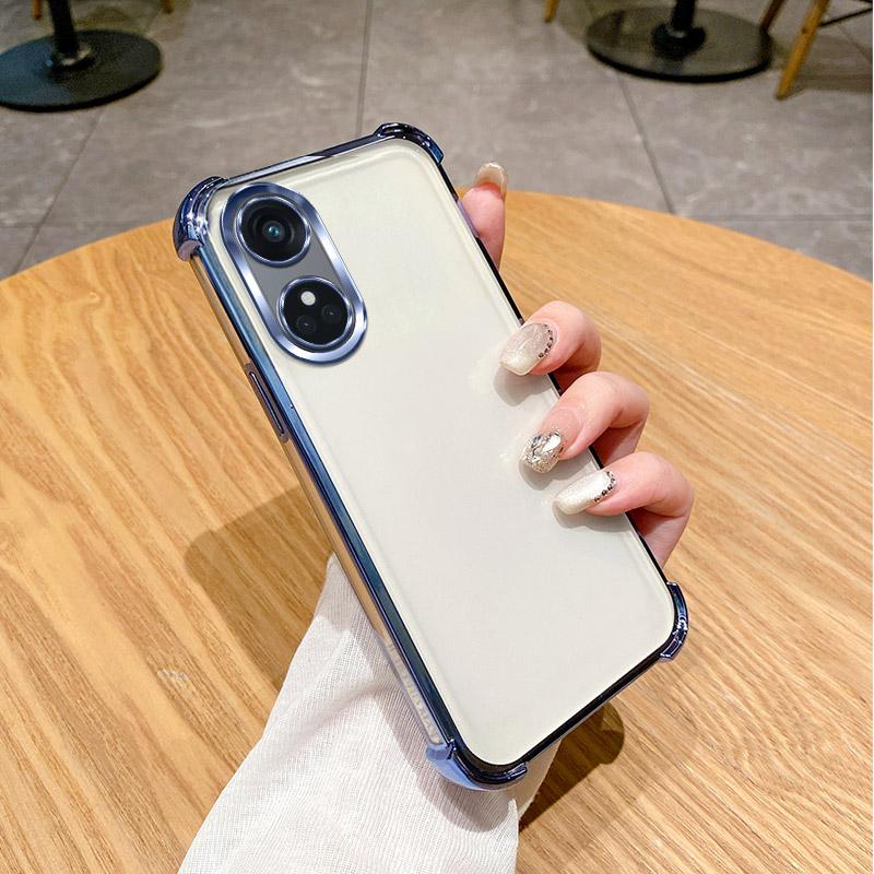 Чехол для OPPO Reno 8T Чехол для телефона OPPO Reno 8T 5G Reno8T 4G Утолщение по углам Ударопрочный Покрытие Силиконовый Мягкая задняя крышка