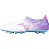 Morelia Neo III Pro Comfortable AG (Rubber Short Studs) Shock Absorption Soccer Shoes Men Soccer Shoes White Purple P1GA238456