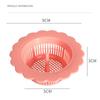 Cylindrical Handle Hole Filter Flower Shape Floor Filter Durable Sink Drain Strainer  Bathroom
