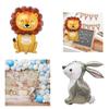 Giant Teddy Bear Foil Balloon Perfect Decoration for Children's Birthday Parties Kids Room Nursery Decor Made of Aluminum Film