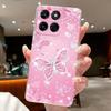 Phone Case For Motorola Moto G67 / Moto G77 Capa Coque Butterfly Bow Protective Casing Transparent Soft Silicone TPU Cover Funda